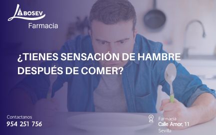 Sensación de hambre después de comer